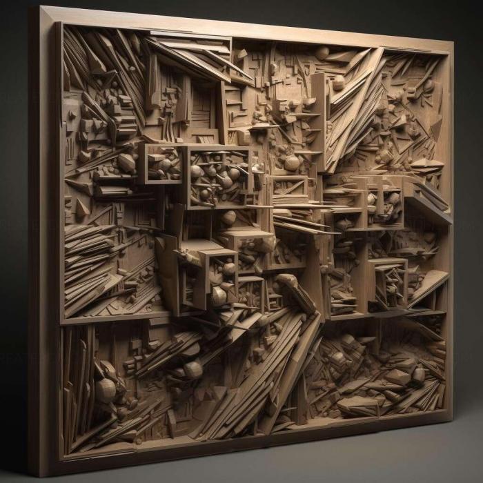 نموذج ثلاثي الأبعاد لآلة CNC 3D Art 